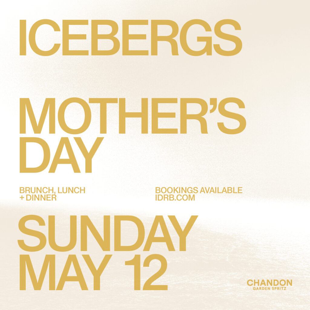 Icebergs Mother's Day event tile, cream