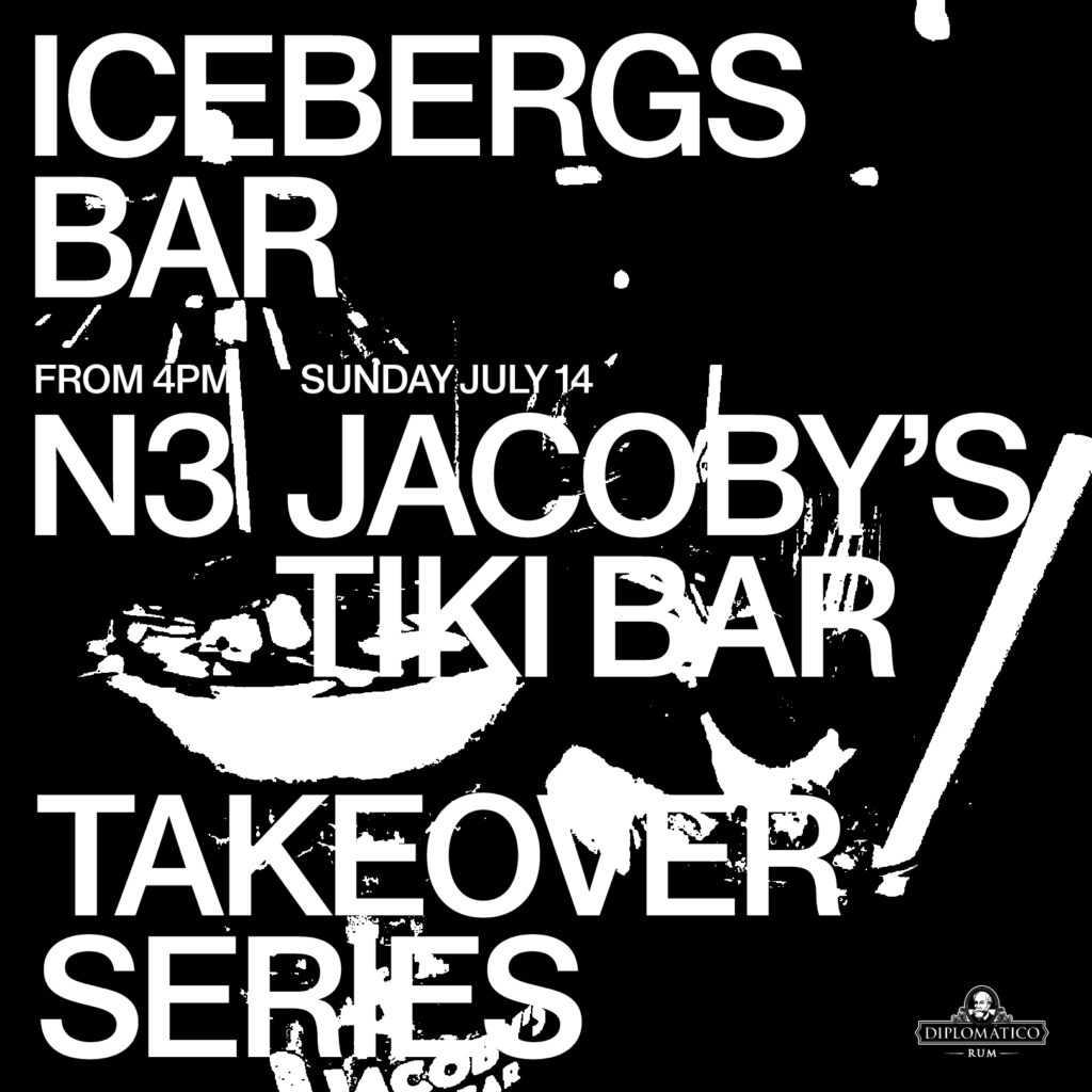 Icebergs Bar Takeover Series tile, Jacoby's Tiki Bar